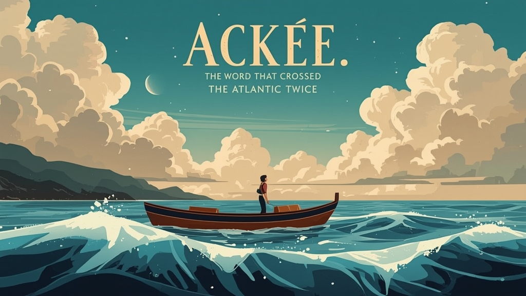 Ackee: The Word That Crossed the Atlantic Twice